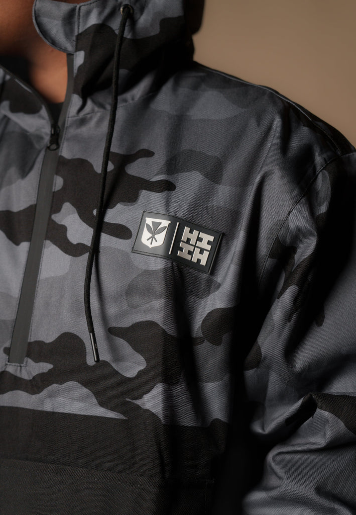 GRAY CAMO RAIN JACKET Jacket Hawaii's Finest 