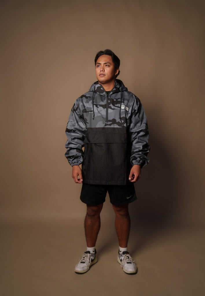 GRAY CAMO RAIN JACKET Jacket Hawaii's Finest 