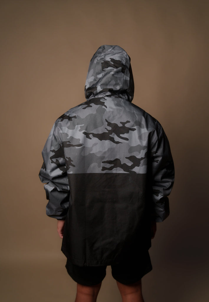 GRAY CAMO RAIN JACKET Jacket Hawaii's Finest 