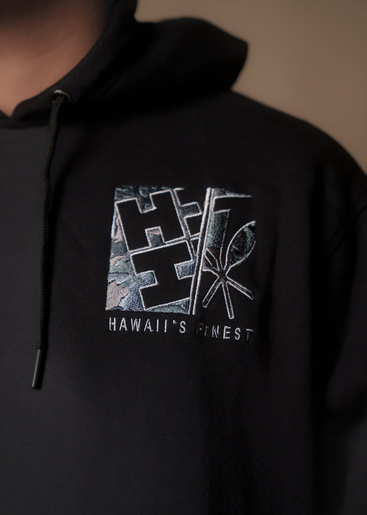 GRAY CAMO SPLIT BLOCK HOODIE Jacket Hawaii's Finest 