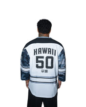 GRAY CAMO SPLIT LOGO HOCKEY JERSEY Jersey Hawaii's Finest 
