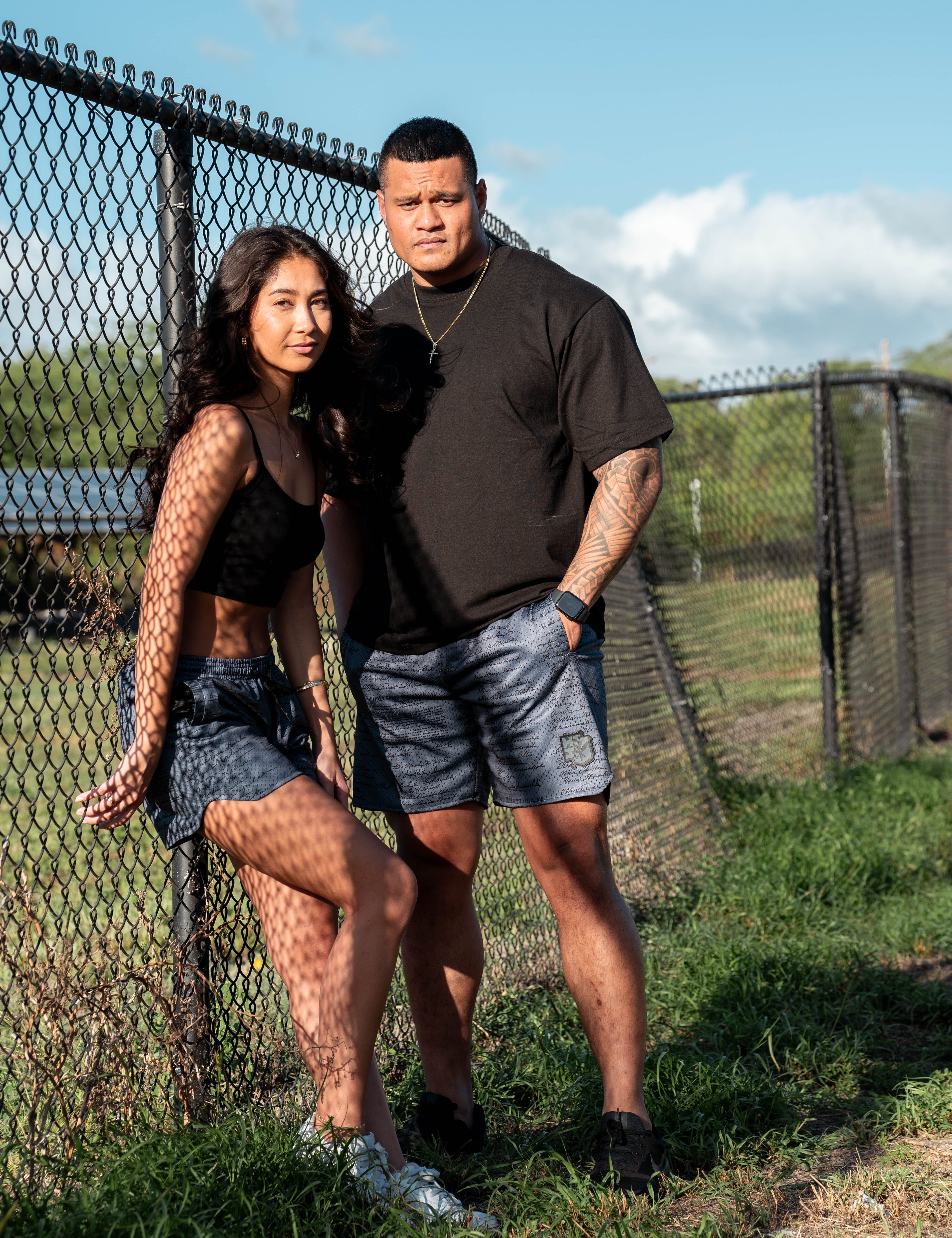 GRAY PETITION MESH SHORTS Shorts Hawaii's Finest 