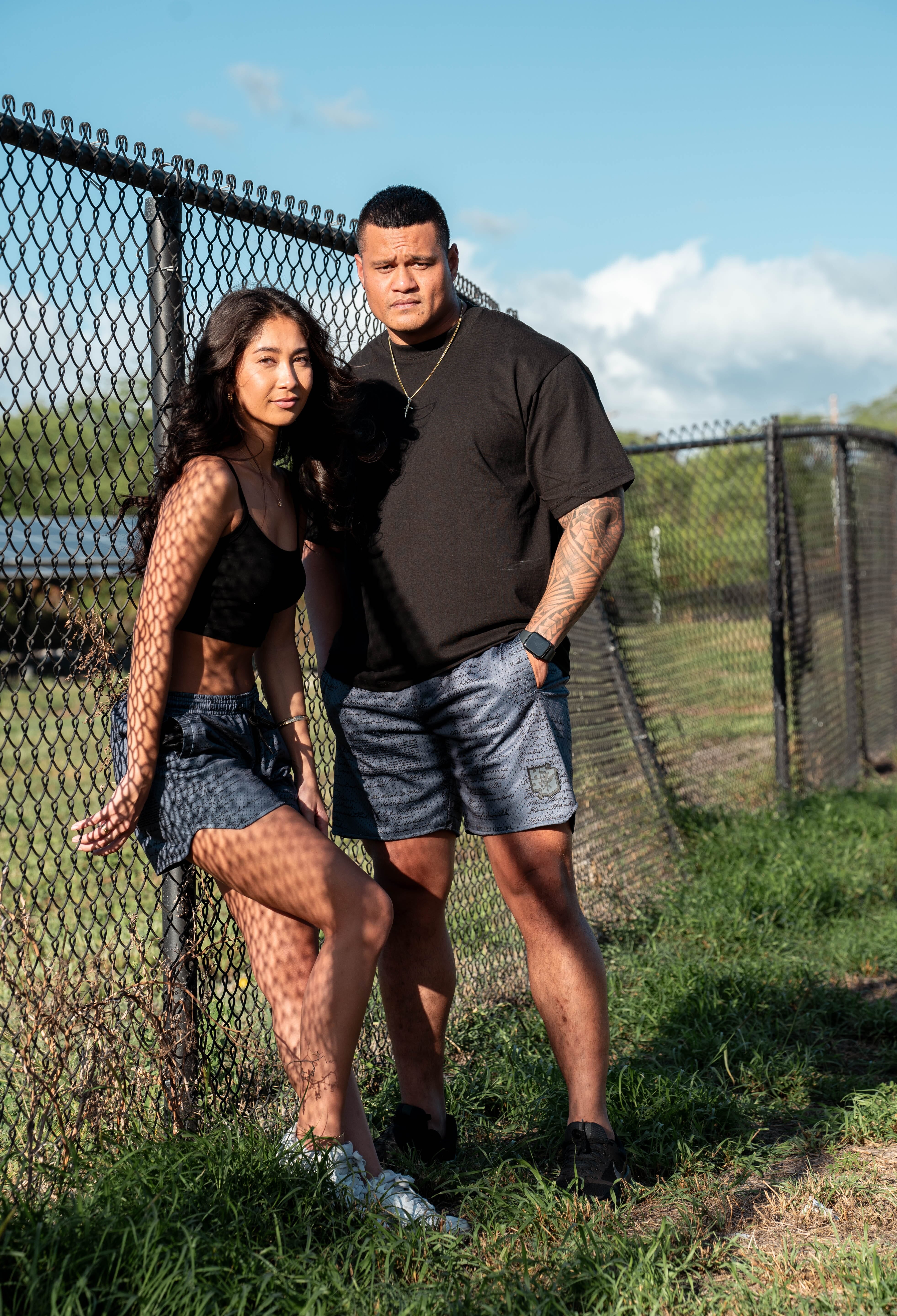 GRAY PETITION MESH SHORTS Shorts Hawaii's Finest 