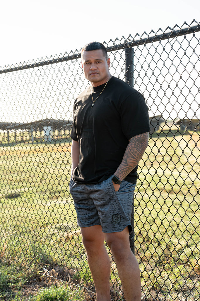 GRAY PETITION MESH SHORTS Shorts Hawaii's Finest SMALL 