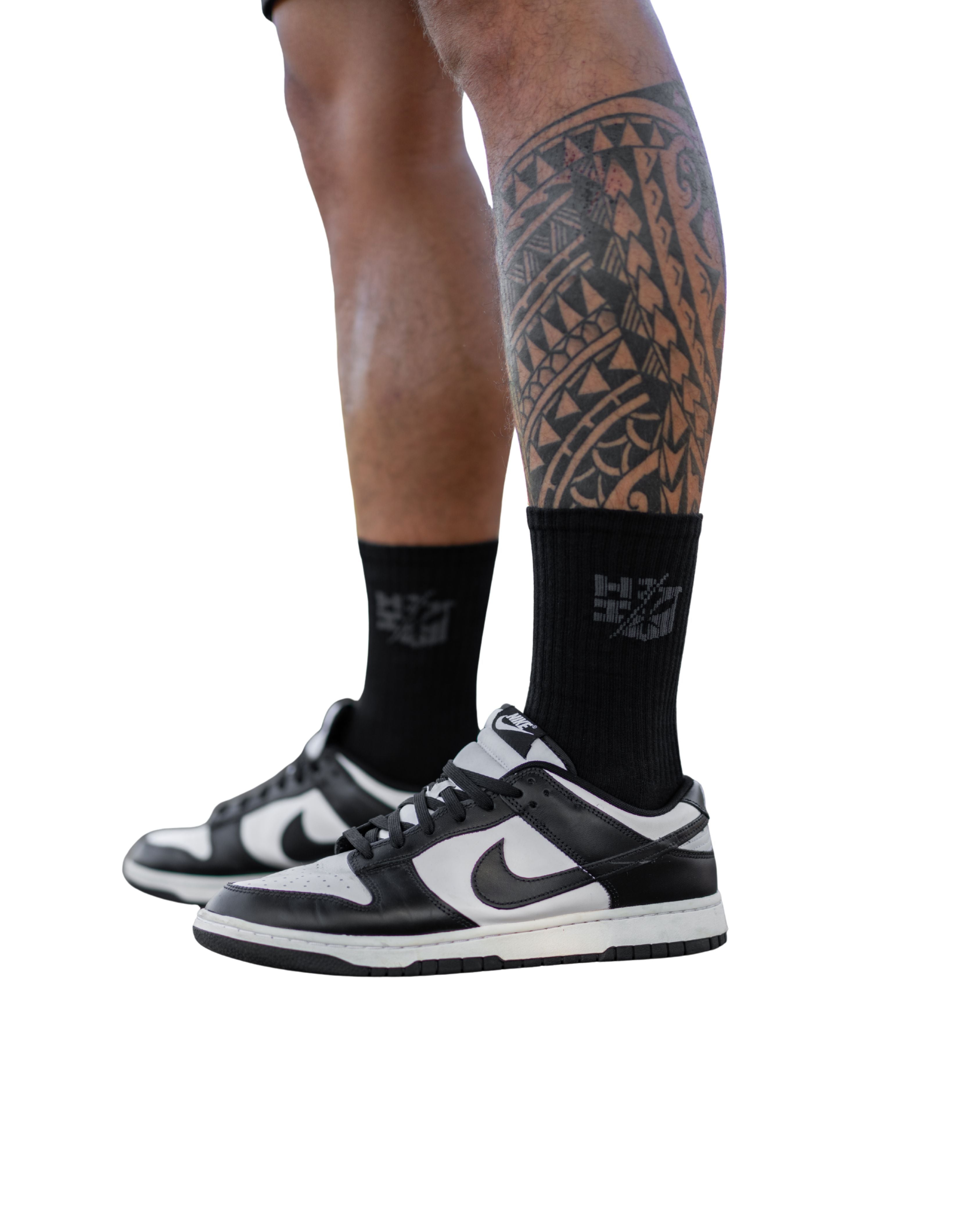GRAY SPLIT LOGO SOCKS Socks Hawaii's Finest 