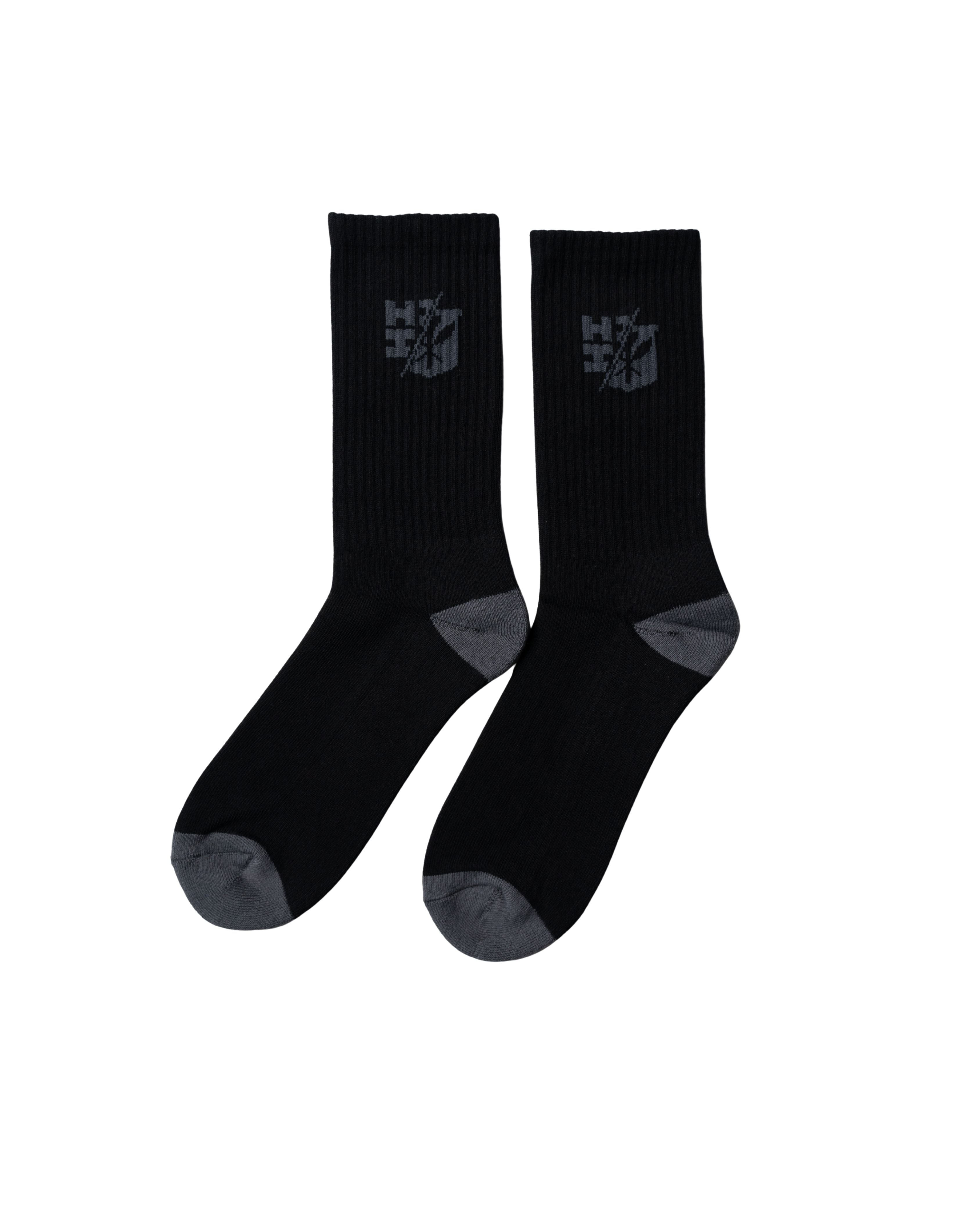 GRAY SPLIT LOGO SOCKS Socks Hawaii's Finest 
