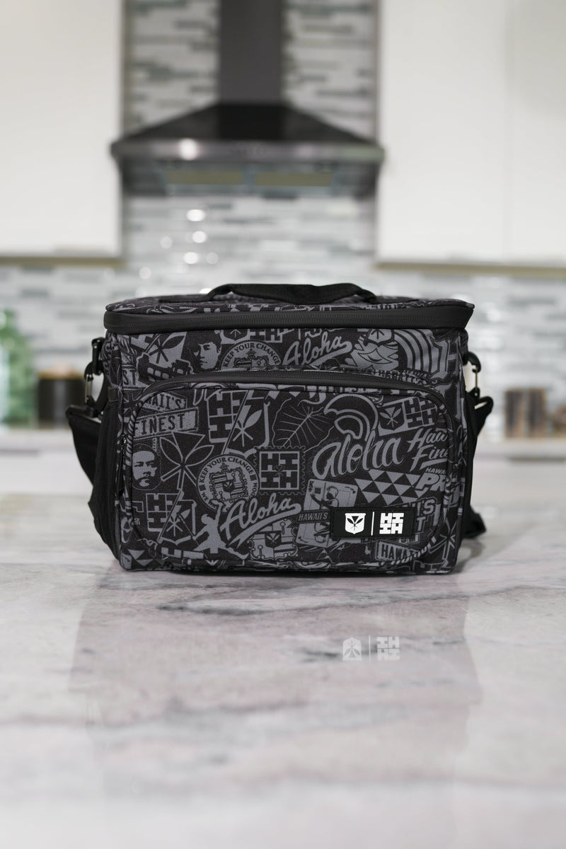 GRAY STICKERBOMB LUNCH BOX Hawaii's Finest