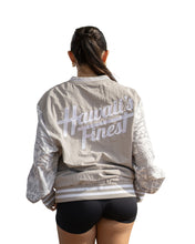 GRAY STICKERBOMB RETRO PULLOVER JACKET Jacket Hawaii's Finest 