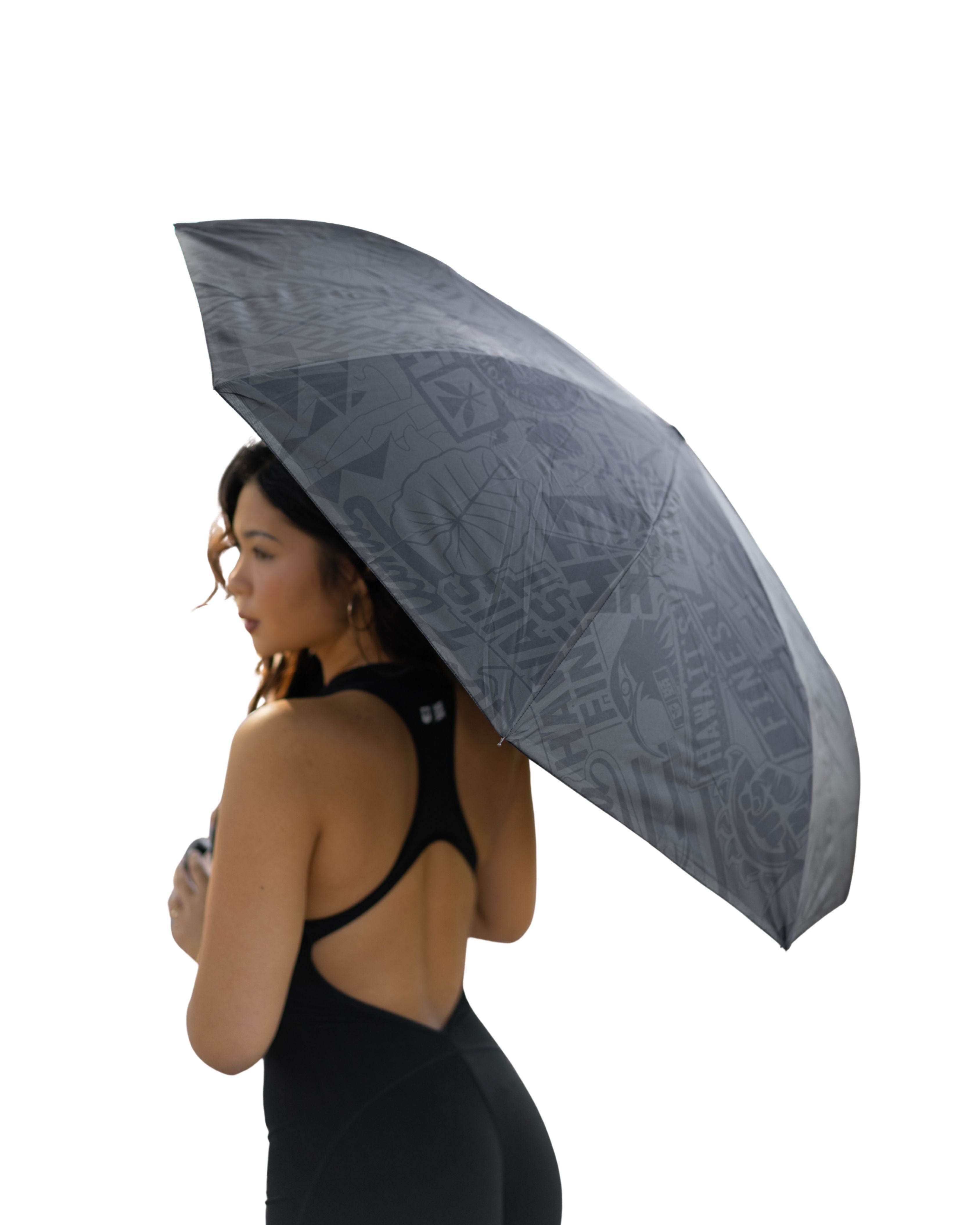 GRAY STICKERBOMB UMBRELLA Hawaii's Finest 