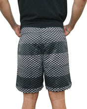GRAY TRIANGLES MESH SHORTS Shorts Hawaii's Finest 