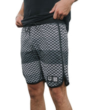 GRAY TRIANGLES PERFORMANCE SHORTS Shorts Hawaii's Finest X-SMALL 
