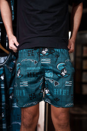 GREEN KOA MESH SHORTS Shorts Hawaii's Finest SMALL 