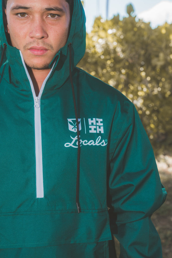 GREEN LOCALS RAIN JACKET COLLAB Jacket Hawaii's Finest 