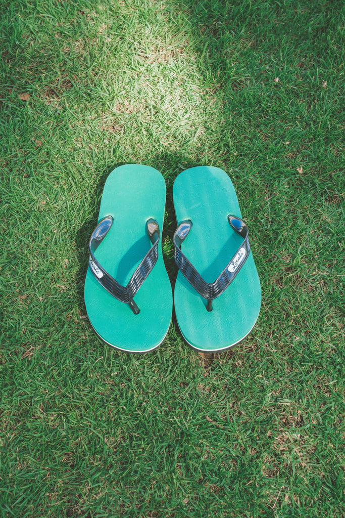 GREEN LOCALS SLIPPERS COLLAB Utility Hawaii's Finest 