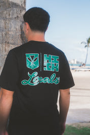 GREEN LOCALS T-SHIRT COLLAB Shirts Hawaii's Finest 