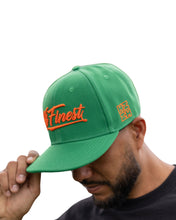 GREEN & ORANGE SCRIPT HAT Hat Hawaii's Finest 