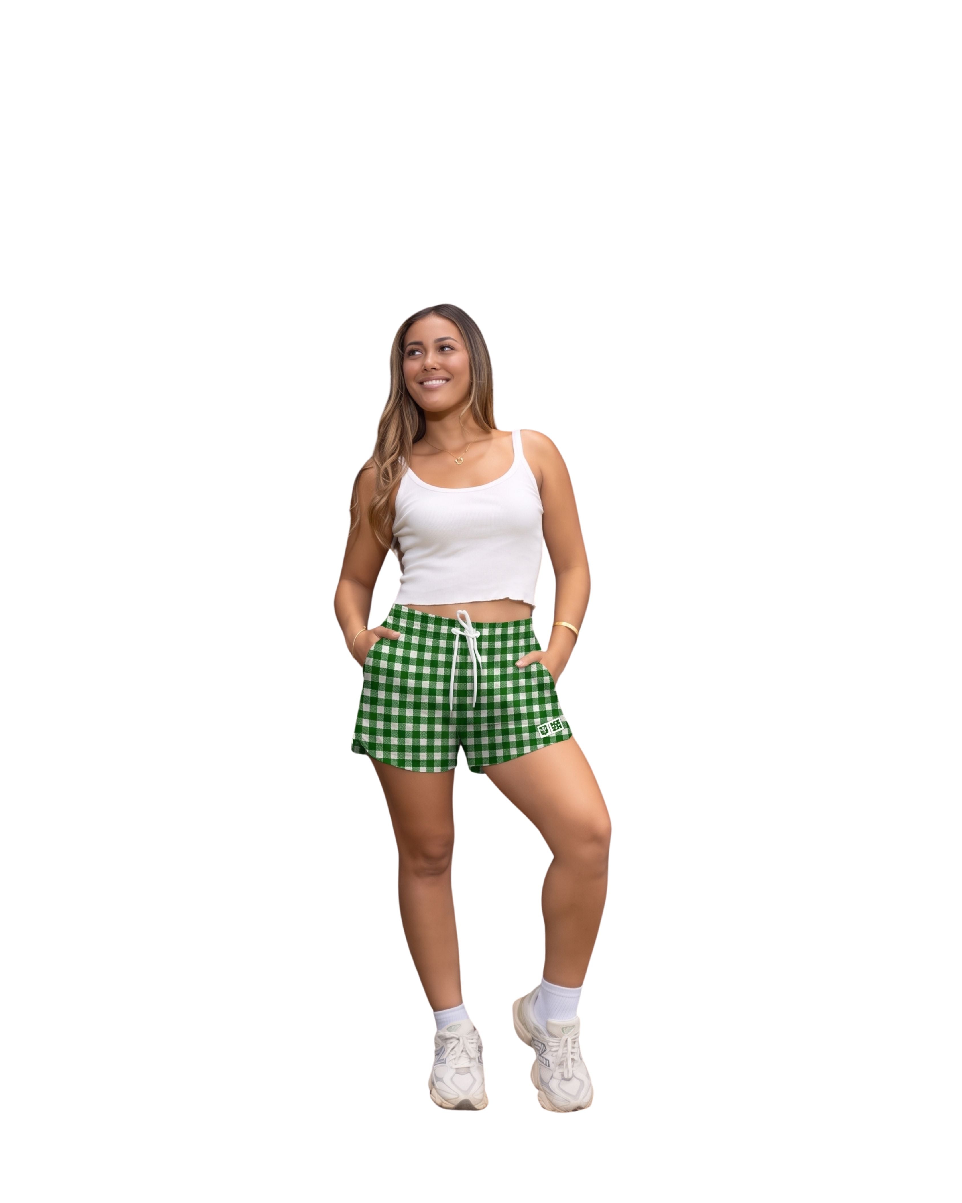 GREEN PALAKA WOMEN'S MESH SHORTS Shorts Hawaii's Finest 