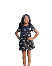 HĀLOA KEIKI BLACK & WHITE BABYDOLL DRESS Shirts Hawaii's Finest 6/12 MONTHS 