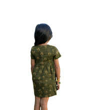 HĀLOA KEIKI OLIVE BABYDOLL DRESS Shirts Hawaii's Finest 