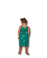 HĀLOA KEIKI TEAL DRESS Shirts Hawaii's Finest 