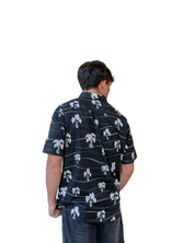 HĀLOA MEN'S BLACK & WHITE ALOHA SHIRT Shirts Hawaii's Finest 