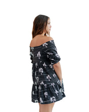 HĀLOA WOMEN'S BLACK & WHITE BABYDOLL DRESS Shirts Hawaii's Finest 