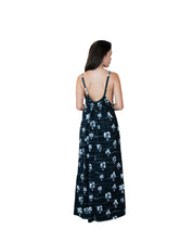 HĀLOA WOMEN'S BLACK & WHITE FLOWY DRESS Shirts Hawaii's Finest 