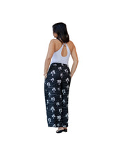 HĀLOA WOMEN'S BLACK & WHITE FLOWY PANTS Shirts Hawaii's Finest 