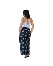 HĀLOA WOMEN'S BLACK & WHITE FLOWY PANTS Shirts Hawaii's Finest 