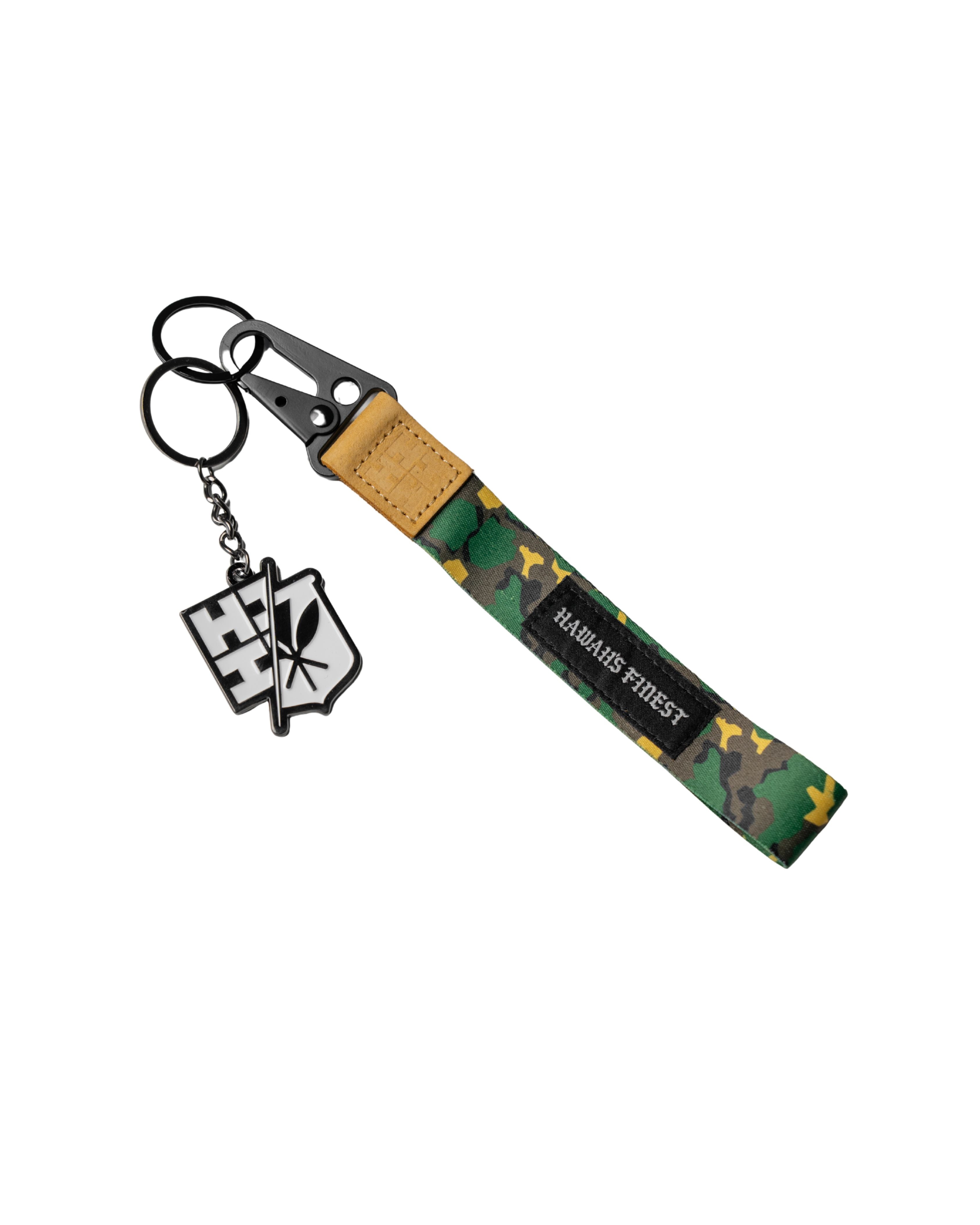 HAND LANYARDS & KEYCHAINS Lanyard Hawaii's Finest CAMO SPLIT LOGO 