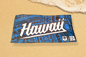 HAWAII BLACK & BLUE TRIBAL TOWEL Utility Hawaii's Finest 