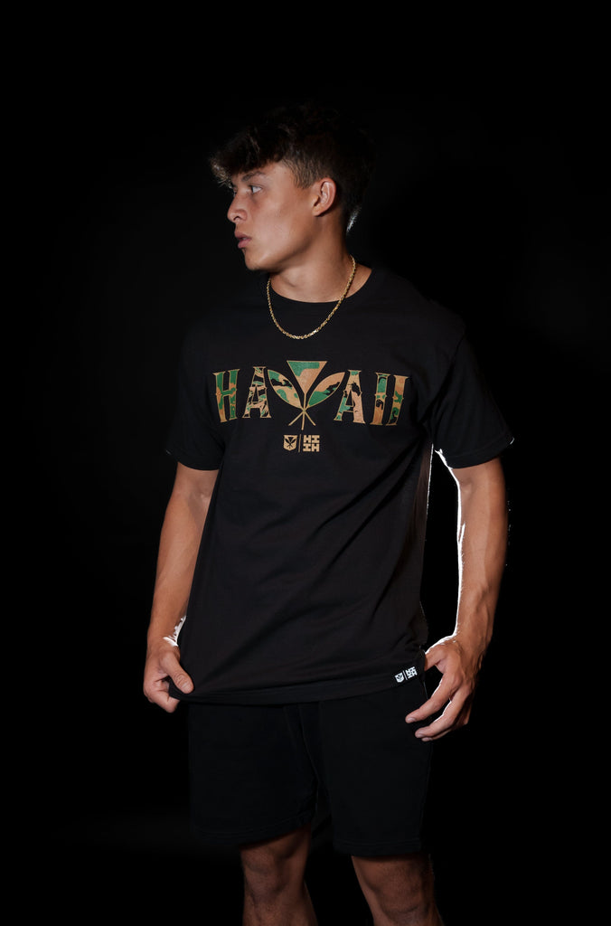 HAWAII CAMO WOODLAND T-SHIRT Shirts Hawaii's Finest 