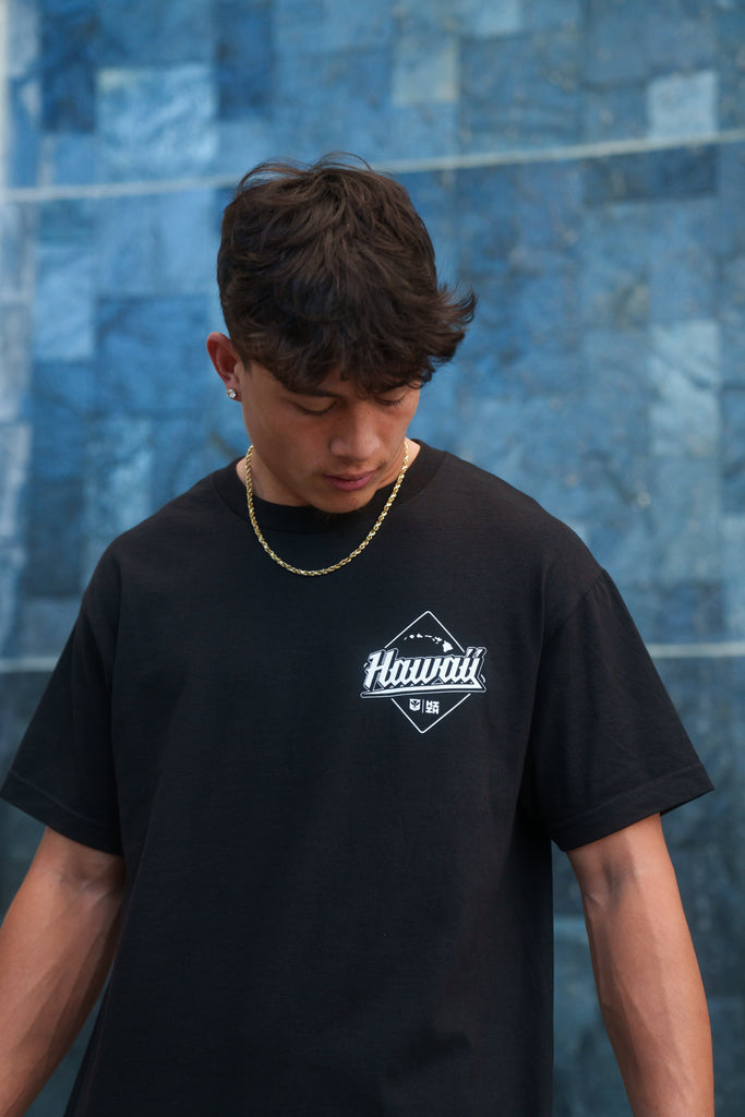 HAWAII DIAMOND WHITE T-SHIRT Shirts Hawaii's Finest 