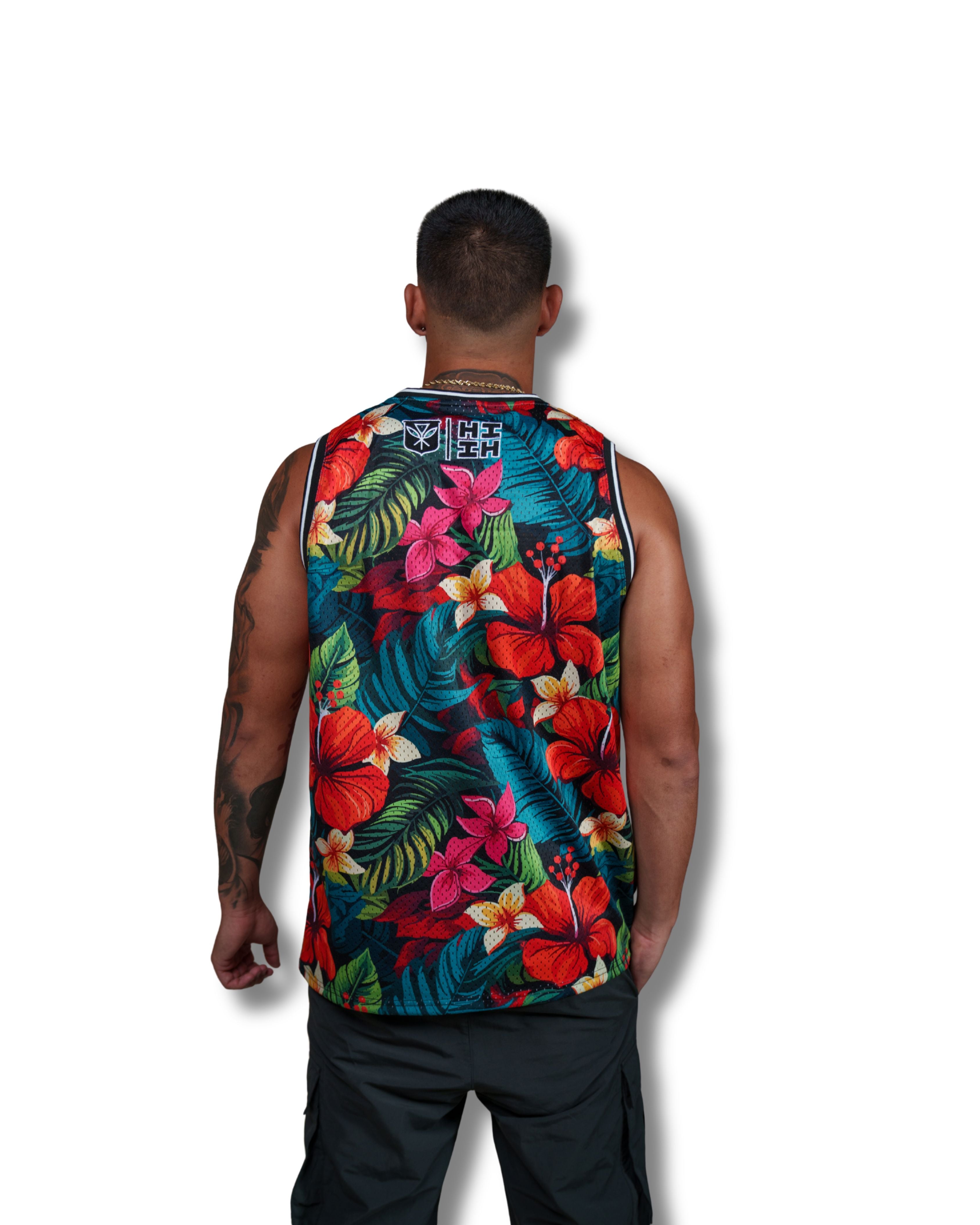 HAWAII FLORAL BASKETBALL JERSEY Jersey Hawaii's Finest 