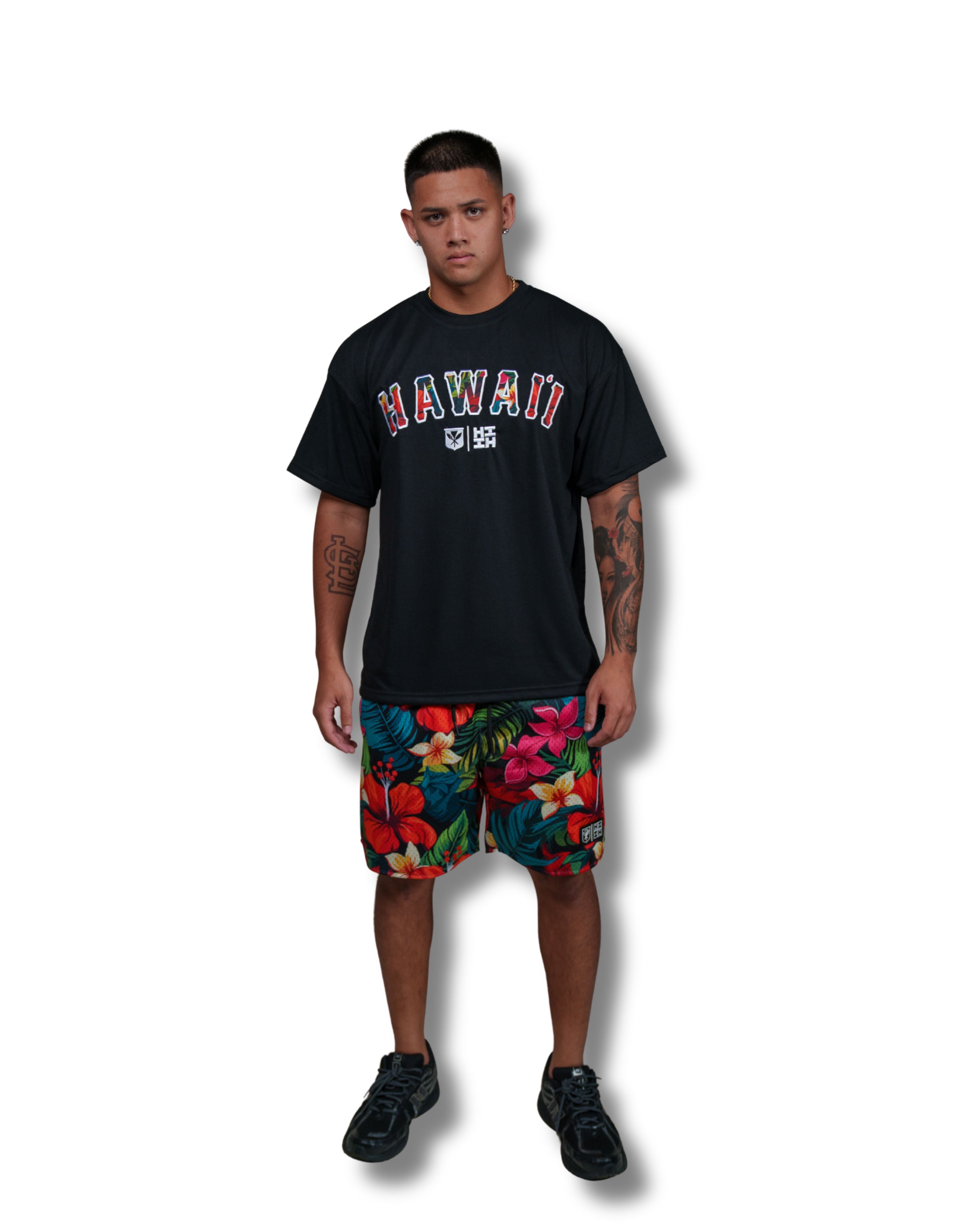 HAWAII FLORAL MESH SHORTS Shorts Hawaii's Finest 