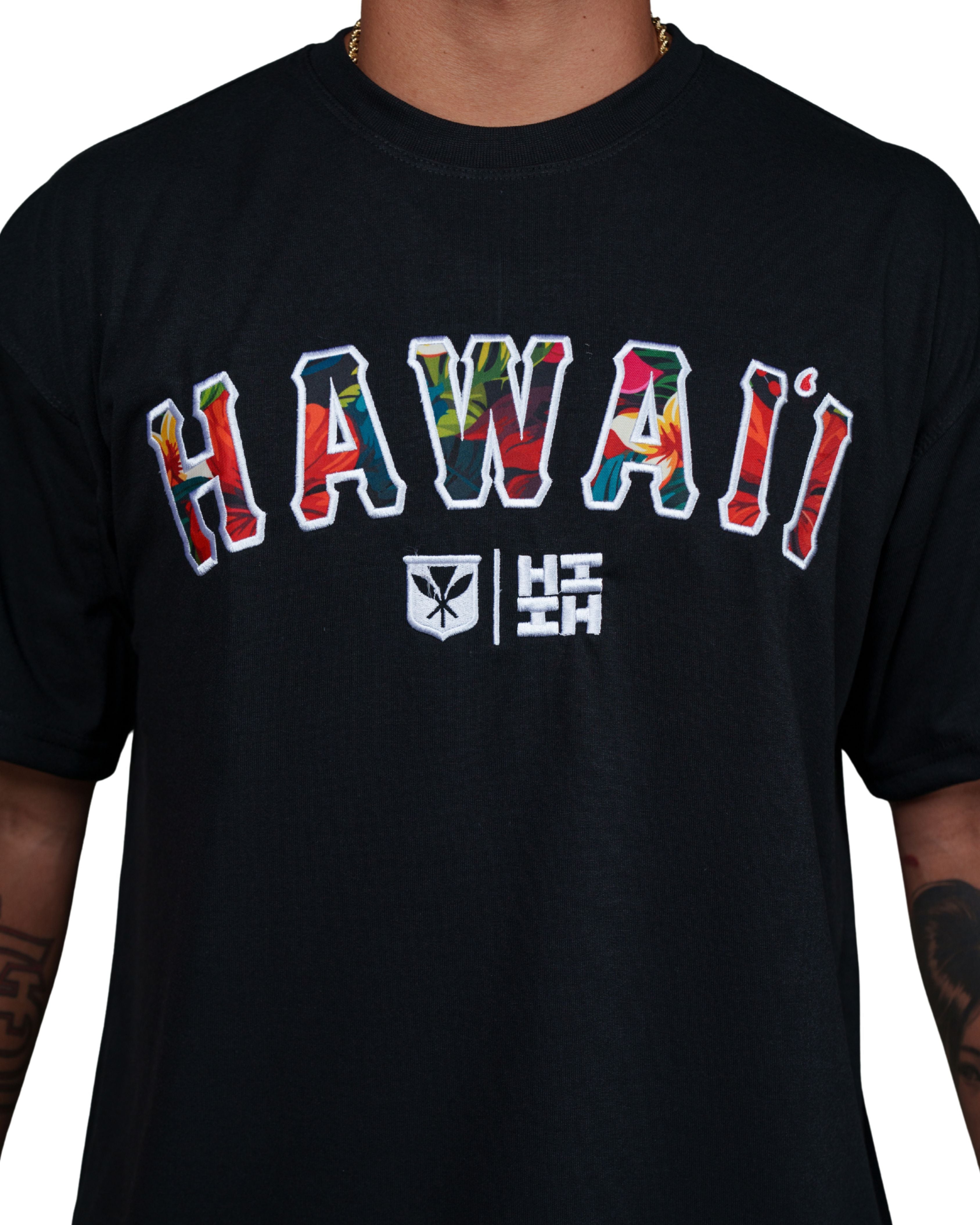 HAWAII FLORAL T-SHIRT Shirts Hawaii's Finest 