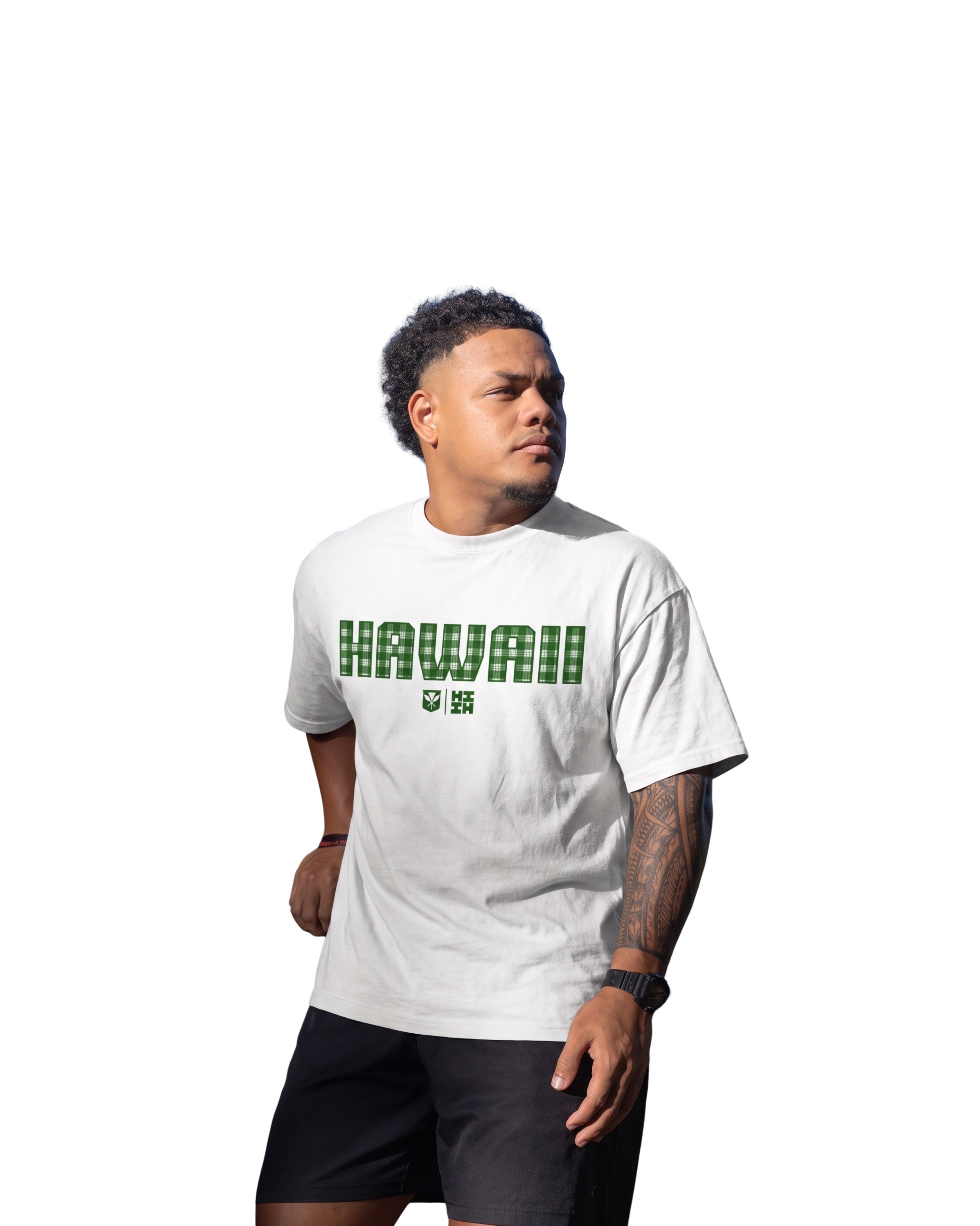 HAWAII GREEN PALAKA T-SHIRT Shirts Hawaii's Finest X-SMALL 