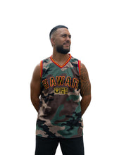 HAWAII RASTA CAMO BASKETBALL JERSEY Jersey Hawaii's Finest SMALL 