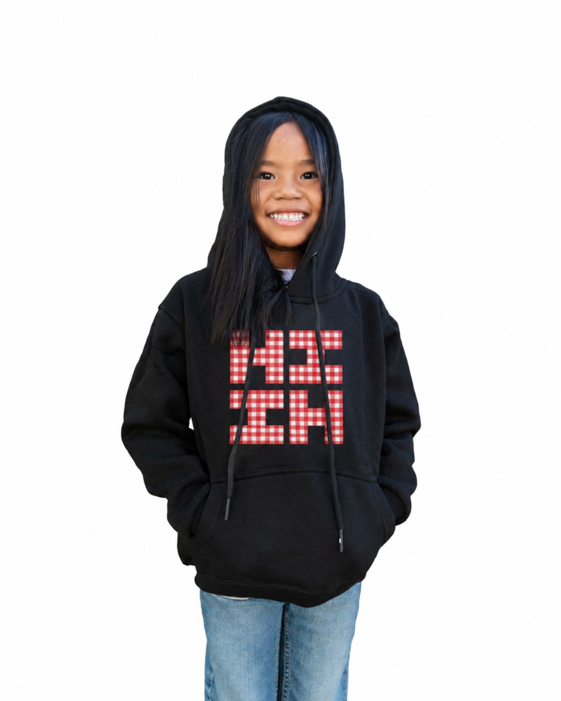 HAWAII RED PALAKA KEIKI HOODIE Jacket Hawaii's Finest XX-SMALL 