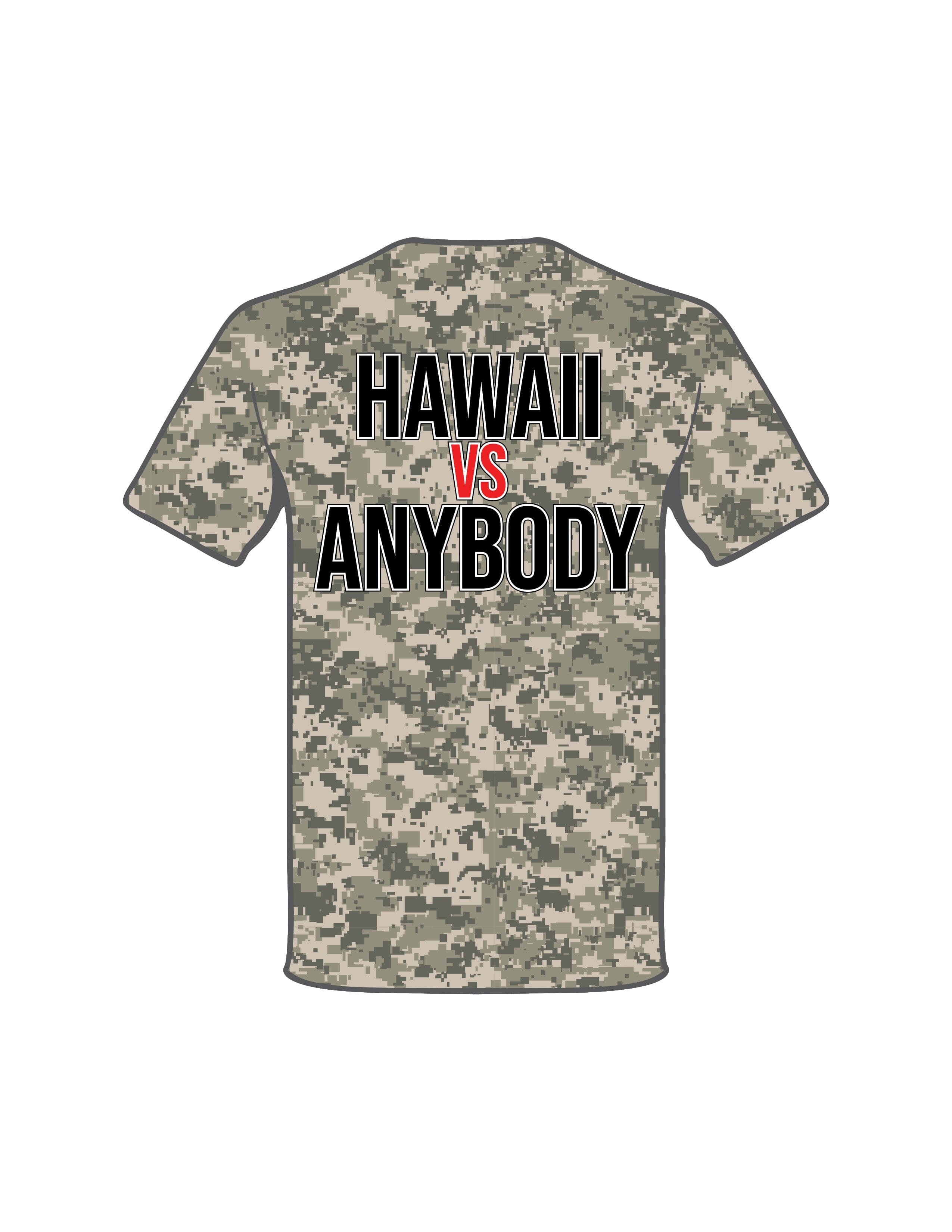 Hawaii VS Anybody Dri-Fit T-Shirt in Camo (PRE-ORDER) Cotton HIFINEST X-SMALL 
