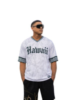 HAWAII WHITE AUTUMN CAMO MESH JERSEY
