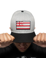 HEATHER GRAY FLAG HAT