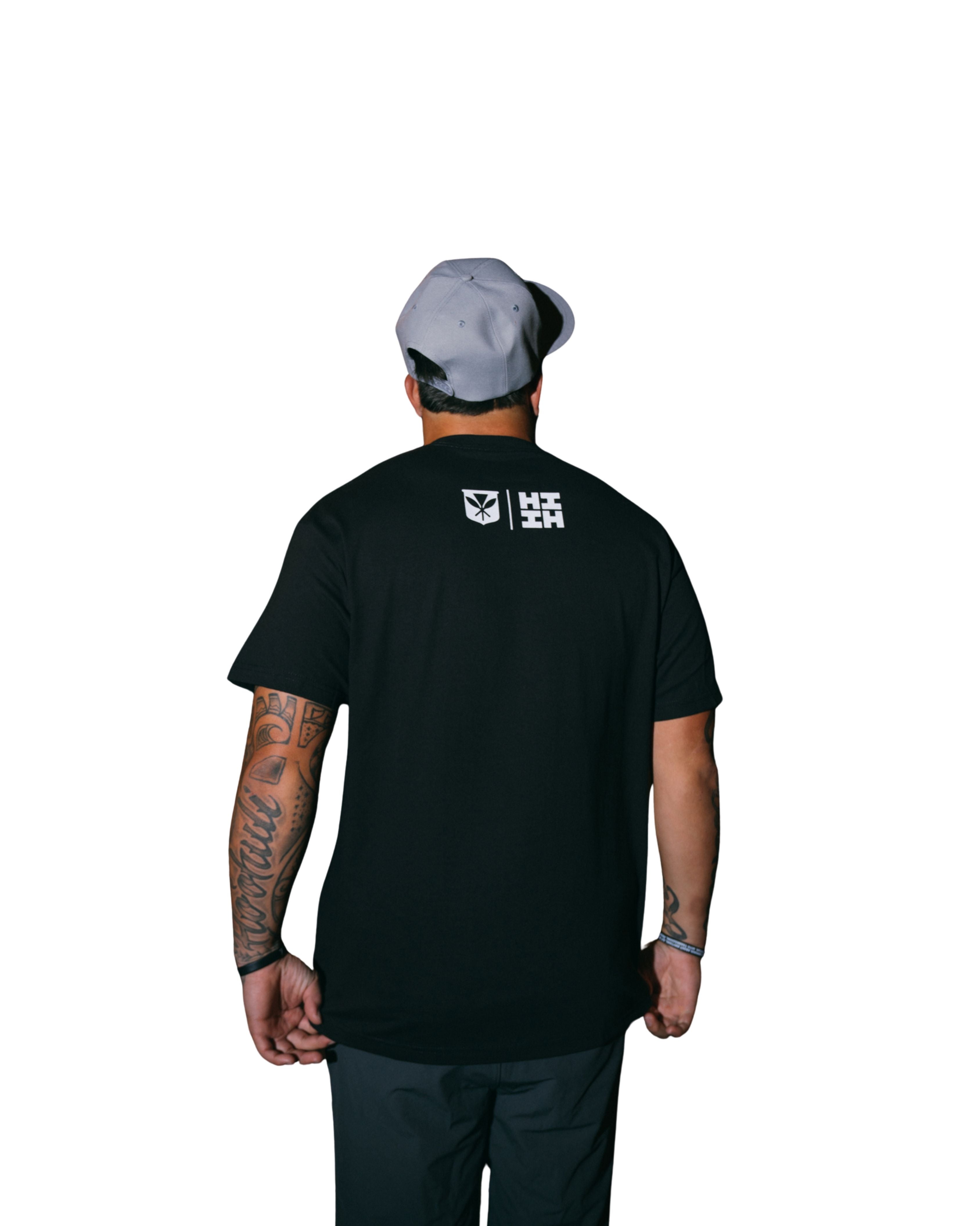 HI KAMEHAMEHA BLACK T-SHIRT Shirts Hawaii's Finest 