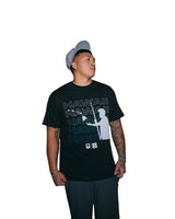HI KAMEHAMEHA BLACK T-SHIRT