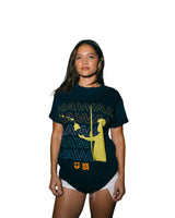 HI KAMEHAMEHA NAVY T-SHIRT