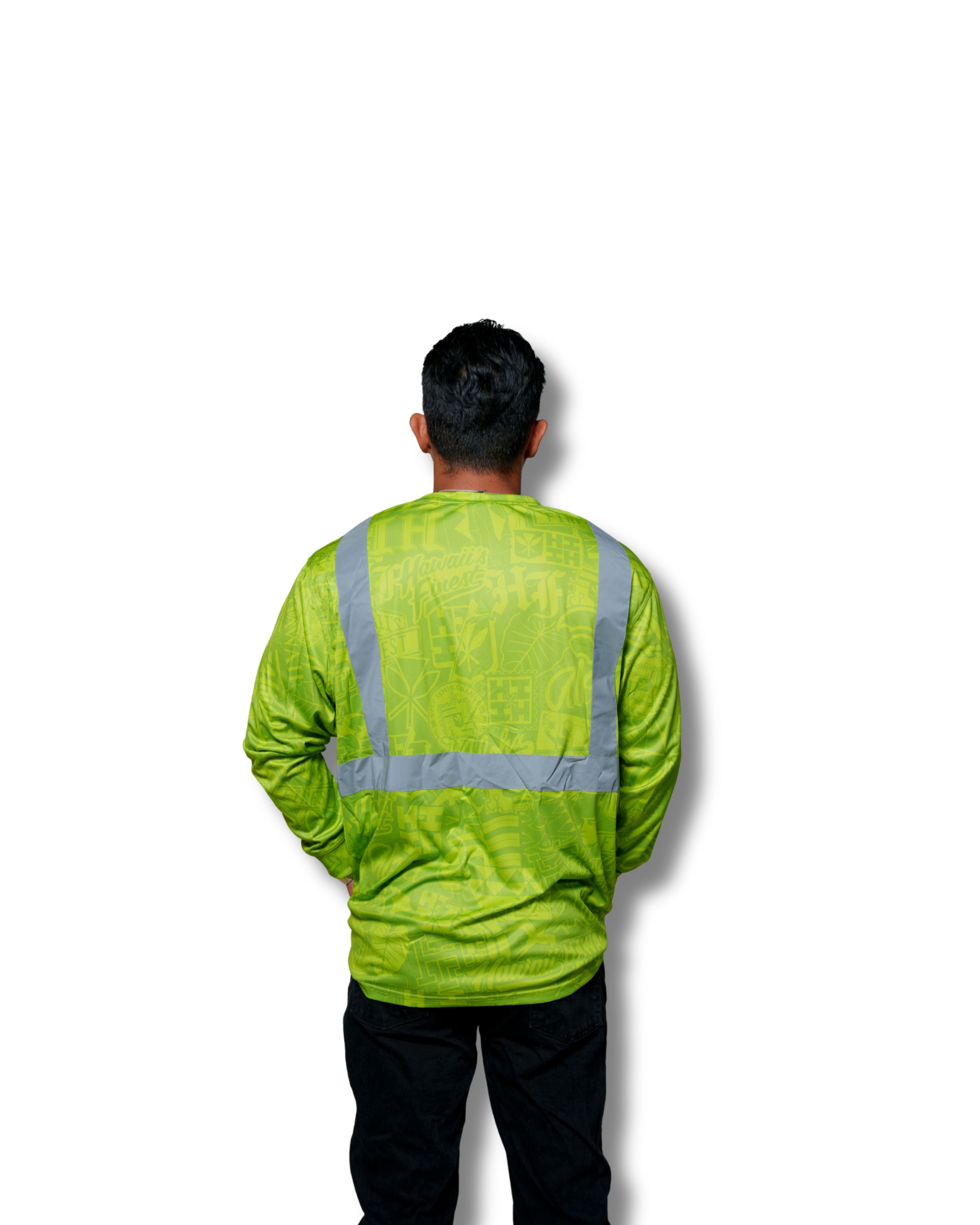 HI-VIS STICKERBOMB DRI-FIT LONGSLEEVE Jacket Hawaii's Finest 