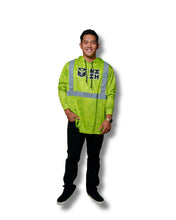 HI-VIS STICKERBOMB DRI-FIT LONGSLEEVE W/HOOD Jacket Hawaii's Finest 