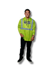 HI-VIS STICKERBOMB DRI-FIT LONGSLEEVE W/HOOD Jacket Hawaii's Finest 