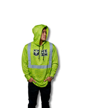 HI-VIS STICKERBOMB DRI-FIT LONGSLEEVE W/HOOD Jacket Hawaii's Finest 