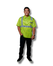HI-VIS STICKERBOMB GOLF SHIRT Jersey Hawaii's Finest SMALL 